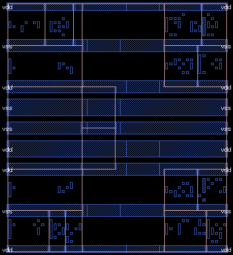 metal-1 power strap arrangement in 2 cell tall strap allocation metal-1 power strap arrangement in 2 cell tall strap allocation